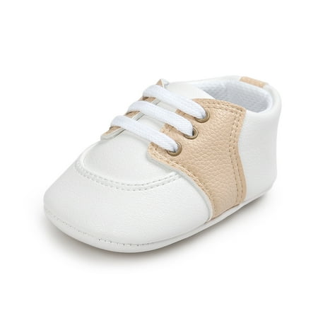 Toyella Soft bottom elastic band baby casual shoes Khaki 12cm