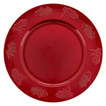 Fennco Styles Holiday Holly Berry Design Decorative Charger Plates 13 Round Set of 4
Fennco Styles Holiday Holly Berry Design Decorative Charger Plates 13 Round Set of 4