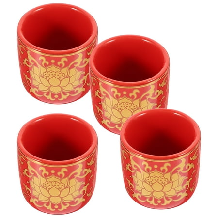NUOLUX 4pcs Offering Cup Buddhist Offering Water Cup Decorative Worship Cup Buddhist Supply
NUOLUX 4pcs Offering Cup Buddhist Offering Water Cup Decorative Worship Cup Buddhist Supply