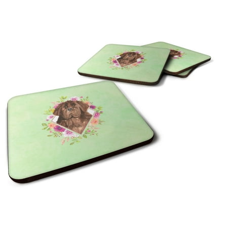 Carolines Treasures CK4381FC Newfoundland Green Flowers Foam Coaster Set of 4 3 1/2 x 3 1/2 multicolor
Carolines Treasures CK4381FC Newfoundland Green Flowers Foam Coaster Set of 4 3 1/2 x 3 1/2 multicolor