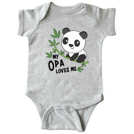Inktastic My Opa Loves Me- cute panda Gift Baby Boy or Baby Girl Bodysuit 
Inktastic My Opa Loves Me- cute panda Gift Baby Boy or Baby Girl Bodysuit
