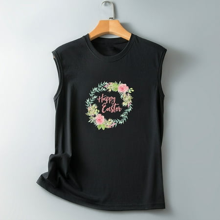 Women S Sleeveless Tshirt Easter Soft Lightweight Crewneck Home Basic T Shirt Blouses
Women S Sleeveless Tshirt Easter Soft Lightweight Crewneck Home Basic T Shirt Blouses