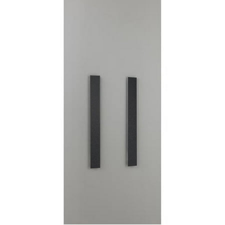 Robern Semi Recessed Mount Kit for 30" H x 8" W Mirrored Cabinets - Matte Black