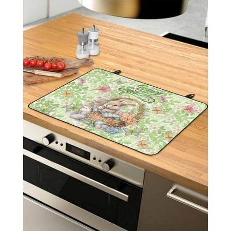 Easter Bunny Stove Top Covers for Electric Stove Heat Insulation Fireproof Glass Cooktop Cover Counter Top Glass Stove Cover for Prevent Scratches 31 x24 Green Botanical Spring Floral Eggs
Easter Bunny Stove Top Covers for Electric Stove Heat Insulation Fireproof Glass Cooktop Cover Counter Top Glass Stove Cover for Prevent Scratches 31 x24 Green Botanical Spring Floral Eggs