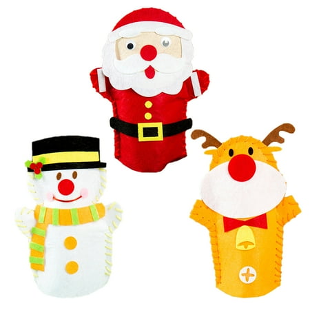 Frcolor 3pcs Christmas Creative Non-woven Bag Kindergarten Early Education Handmade Toys Lovely Pouch for Kids DIY (Santa Claus Snoeman and Deer)
Frcolor 3pcs Christmas Creative Non-woven Bag Kindergarten Early Education Handmade Toys Lovely Pouch for Kids DIY (Santa Claus Snoeman and Deer)