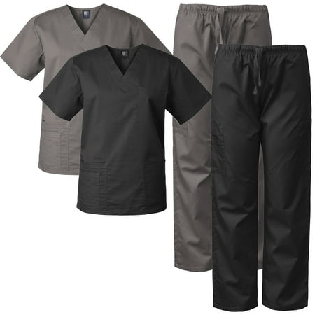 2-PACK Medgear Scrubs for Men and Women Scrubs Set Medical Uniform Scrubs Top and Pants
2-PACK Medgear Scrubs for Men and Women Scrubs Set Medical Uniform Scrubs Top and Pants