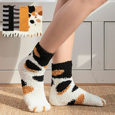 Beechoice Women s Warm Slipper Socks Christmas Fuzzy Socks Fleece-lined Non Slip Slipper Socks
Beechoice Women s Warm Slipper Socks Christmas Fuzzy Socks Fleece-lined Non Slip Slipper Socks