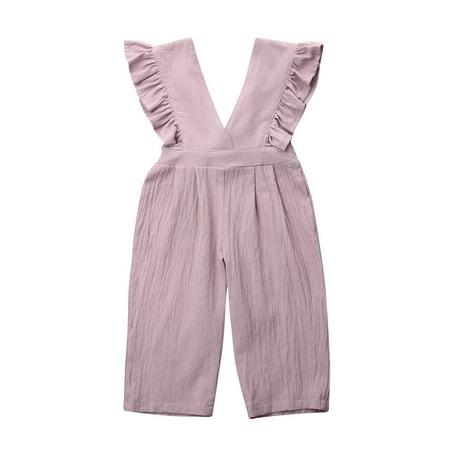 Suanret Toddler Baby Girls Suspender Pants Ruffle Romper Sleeveless Jumpsuit One Pieces Overalls Clothes Pink 3-4 Years
Suanret Toddler Baby Girls Suspender Pants Ruffle Romper Sleeveless Jumpsuit One Pieces Overalls Clothes Pink 3-4 Years