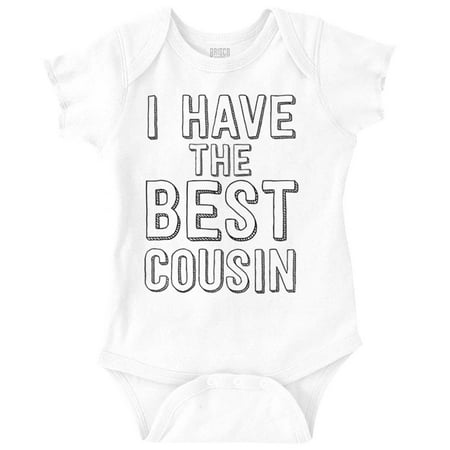 Have Best Cousin Relative Cute Family Romper Boys or Girls Infant Baby Brisco Brands 24M
Have Best Cousin Relative Cute Family Romper Boys or Girls Infant Baby Brisco Brands 24M