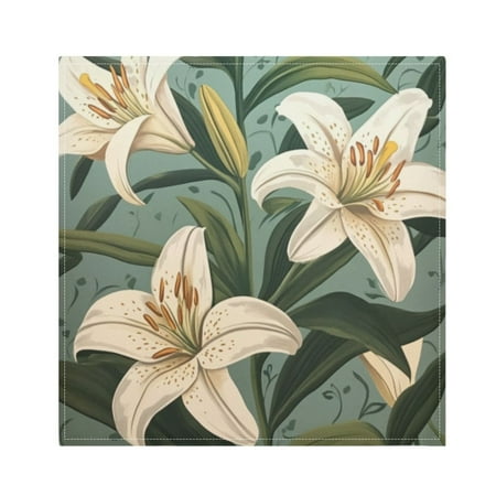 Napkin Satin Napkin 20*20Inchx6 Kitchen Towel Dinner Plate Towel Decorative Towel Napkin Tea Towel Suitable For Kitchen Table Lovely Lilies
Napkin Satin Napkin 20*20Inchx6 Kitchen Towel Dinner Plate Towel Decorative Towel Napkin Tea Towel Suitable For Kitchen Table Lovely Lilies