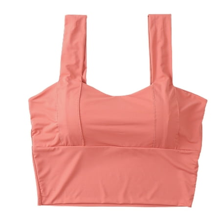 Women Summer Seamless Sports Bra Wide Strap Sexy U-Neck Workout Crop for Tank Top Full-Support Push Up Padded Solid Color Yoga Fitness Vest
Women Summer Seamless Sports Bra Wide Strap Sexy U-Neck Workout Crop for Tank Top Full-Support Push Up Padded Solid Color Yoga Fitness Vest