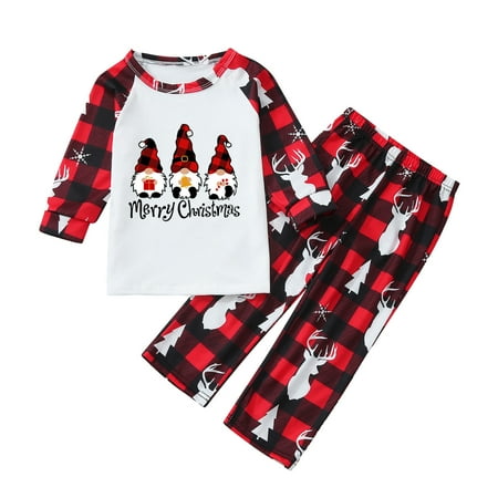 Tangnade home pajamas Christmas Kids Print Blouse Tops And Pants Xmas Family Clothes Pajamas Fashion Suits Red 6T
Tangnade home pajamas Christmas Kids Print Blouse Tops And Pants Xmas Family Clothes Pajamas Fashion Suits Red 6T