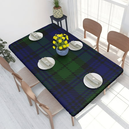 Home Deluxe Tablecloth Black Watch Tartan Plaid Waterproof Elastic Rim Edged Table Cover- For Christmas Parties And Picnics 4ft
Home Deluxe Tablecloth Black Watch Tartan Plaid Waterproof Elastic Rim Edged Table Cover- For Christmas Parties And Picnics 4ft