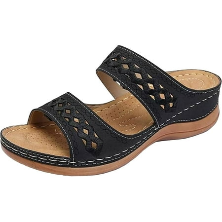 Orthopedic Slide Sandals for Women Ring Toe Slip on Womens Flip Flops Breathable Roman Summer Womens Shoes
Orthopedic Slide Sandals for Women Ring Toe Slip on Womens Flip Flops Breathable Roman Summer Womens Shoes