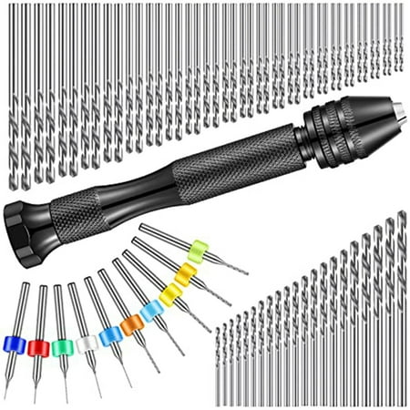 95 Pieces Hand Drill Bits Set Pin Vise Hand Drill 74 Pieces Mini Twist Drill Bits and for Resin Polymer DIY
95 Pieces Hand Drill Bits Set Pin Vise Hand Drill 74 Pieces Mini Twist Drill Bits and for Resin Polymer DIY