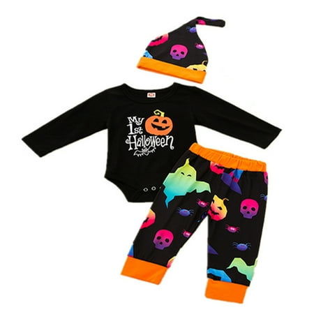 nsendm Cutest Outfits Newborn Infant Baby Boys Girls Halloween Long Sleeve Letter Romper Tops Cartoon Big Boys Set Black 3-6 Months
nsendm Cutest Outfits Newborn Infant Baby Boys Girls Halloween Long Sleeve Letter Romper Tops Cartoon Big Boys Set Black 3-6 Months