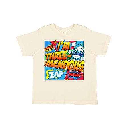Inktastic I m Three Mendous Gift Toddler Boy or Toddler Girl T-Shirt