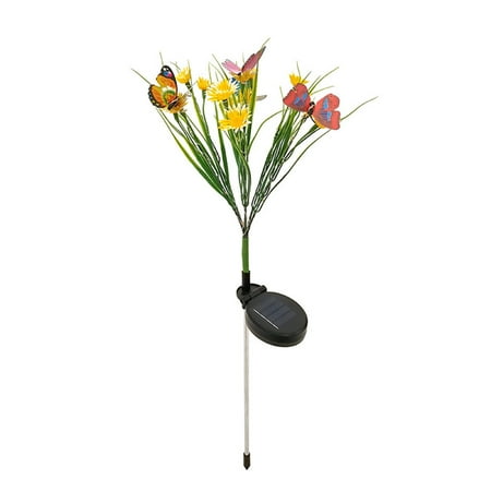 Zedker Solar Outdoor Lights Decorative Solar Garden Decorations Color Changing LED Lights Solar Garden Lights Waterproof for Garden Lawn Patio Contains Four Butterflies and Fourteen Daisies
Zedker Solar Outdoor Lights Decorative Solar Garden Decorations Color Changing LED Lights Solar Garden Lights Waterproof for Garden Lawn Patio Contains Four Butterflies and Fourteen Daisies