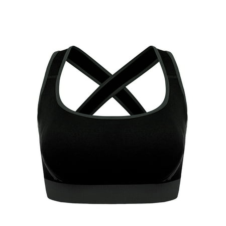 FANNYC Women s Seamless Sports Bra Cross-Back Running Yoga Sports Bra Gather Low Support Professional Workout Fitness Tops Bra With Removable Chest Pad
FANNYC Women s Seamless Sports Bra Cross-Back Running Yoga Sports Bra Gather Low Support Professional Workout Fitness Tops Bra With Removable Chest Pad