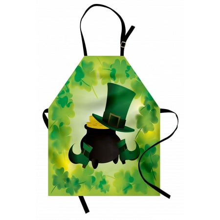 St. Patrick s Day Apron Leprechaun Hat and Shoes Costume with Pot of Gold with Shamrock Leaves Unisex Kitchen Bib Apron with Adjustable Neck for Cooking Baking Gardening Forest Green by Ambesonne
St. Patrick s Day Apron Leprechaun Hat and Shoes Costume with Pot of Gold with Shamrock Leaves Unisex Kitchen Bib Apron with Adjustable Neck for Cooking Baking Gardening Forest Green by Ambesonne