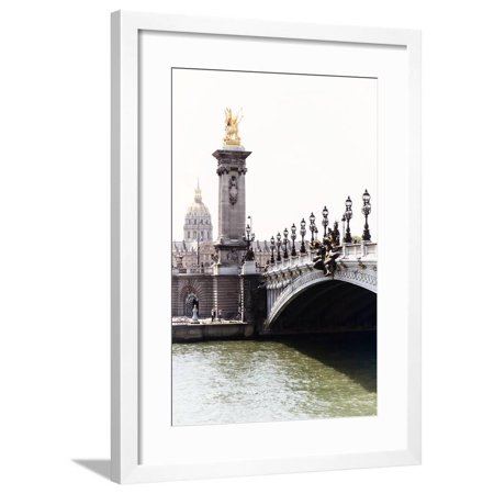 Paris Focus - Paris City Bridge Framed Print Wall Art By Philippe Hugonnard