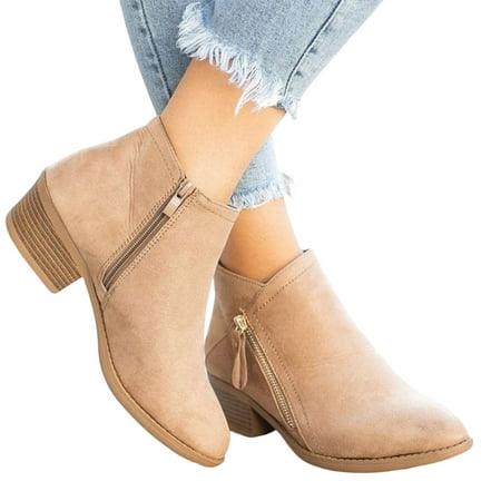 Short Fashion Ankle Bootie Low Heel Long Lasting Suede Booties for Business Travel Shopping Dating 40 Black
Short Fashion Ankle Bootie Low Heel Long Lasting Suede Booties for Business Travel Shopping Dating 40 Black