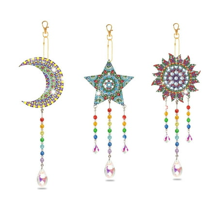 MAX Diamond Painting Suncatchers 3Pcs/Set Decorative Faux Crystal Eye-catching Diamond Painting Pendants Garden Decorations
MAX Diamond Painting Suncatchers 3Pcs/Set Decorative Faux Crystal Eye-catching Diamond Painting Pendants Garden Decorations