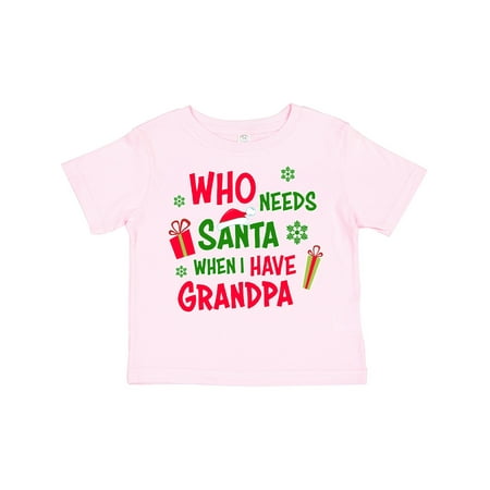 Inktastic Who Needs Santa when I Have Grandpa Gift Toddler Boy or Toddler Girl T-Shirt
Inktastic Who Needs Santa when I Have Grandpa Gift Toddler Boy or Toddler Girl T-Shirt