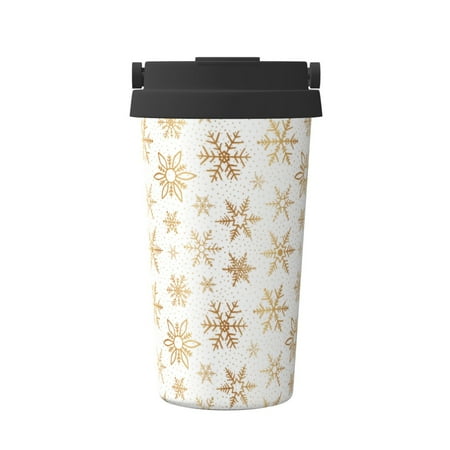 Uemuo gold Snowflake print Print Carry Insulated Coffee Mug Travel Mug with Hidden Handle Insulated Coffee Flask Leak-proof Travel Mug Insulated Mug for Office
Uemuo gold Snowflake print Print Carry Insulated Coffee Mug Travel Mug with Hidden Handle Insulated Coffee Flask Leak-proof Travel Mug Insulated Mug for Office