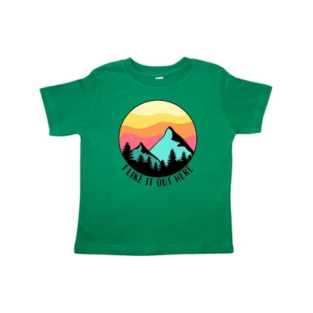 Inktastic I Like it Out Here Mountains at Sunset Gift Toddler Boy or Toddler Girl T-Shirt
Inktastic I Like it Out Here Mountains at Sunset Gift Toddler Boy or Toddler Girl T-Shirt