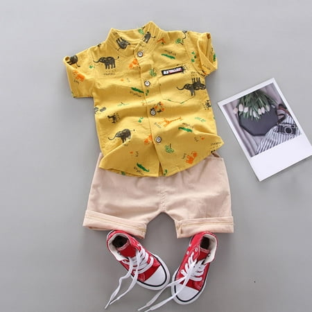 Hunpta 1-4Years Infant Baby Boys Clothes Set Gentle T-shirt Tops+Shorts Summer Outfits
Hunpta 1-4Years Infant Baby Boys Clothes Set Gentle T-shirt Tops+Shorts Summer Outfits
