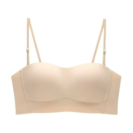 Womens Bras Traceless Strapless Summer Thin Small Chest Gathered Wireless Non Slip Beauty Back Bras Women
Womens Bras Traceless Strapless Summer Thin Small Chest Gathered Wireless Non Slip Beauty Back Bras Women