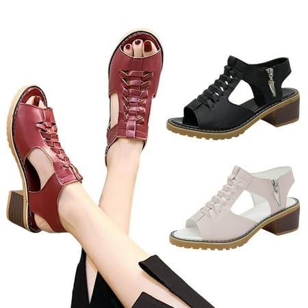 Woman s Chunky Heel Shoes with Ankle Zip Peep-toe Shoes for Valentine s Day Christmas Gift 35 Red
Woman s Chunky Heel Shoes with Ankle Zip Peep-toe Shoes for Valentine s Day Christmas Gift 35 Red