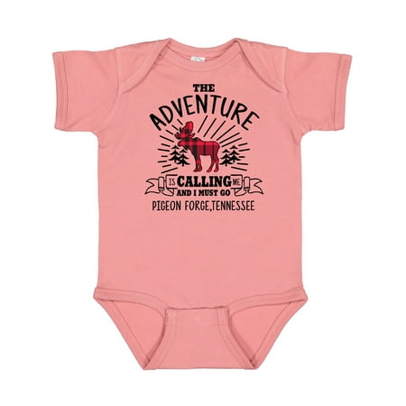Inktastic Pigeon Forge Tennessee The Adventure is Calling and I Must Go Gift Baby Boy or Baby Girl Bodysuit 
Inktastic Pigeon Forge Tennessee The Adventure is Calling and I Must Go Gift Baby Boy or Baby Girl Bodysuit