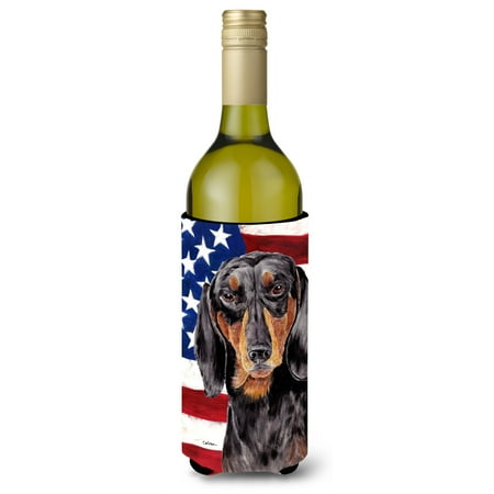 USA American Flag with Dachshund Wine Bottle Beverage Insulator Beverage Insulator Hugger
USA American Flag with Dachshund Wine Bottle Beverage Insulator Beverage Insulator Hugger