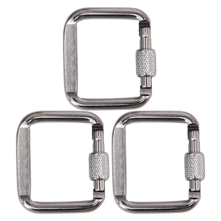 Rosarivae 3PCS Square Thread Outdoor Silver Climbing Kettle Buckle Camping Buckle Random Color
Rosarivae 3PCS Square Thread Outdoor Silver Climbing Kettle Buckle Camping Buckle Random Color