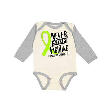Inktastic Never Stop Fighting Lymphoma Awareness Gift Baby Boy or Baby Girl Long Sleeve Bodysuit
Inktastic Never Stop Fighting Lymphoma Awareness Gift Baby Boy or Baby Girl Long Sleeve Bodysuit