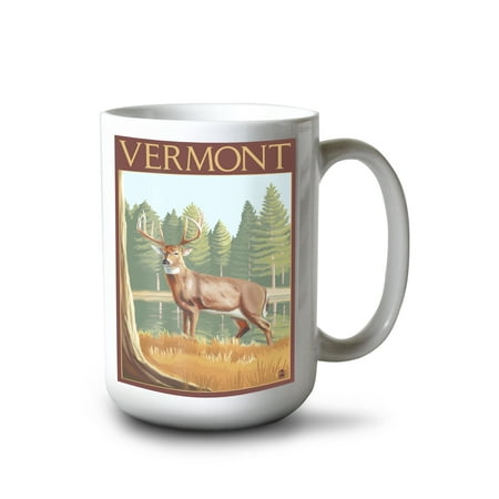 15 fl oz Ceramic Mug Vermont White-Tailed Deer Dishwasher & Microwave Safe
15 fl oz Ceramic Mug Vermont White-Tailed Deer Dishwasher & Microwave Safe
