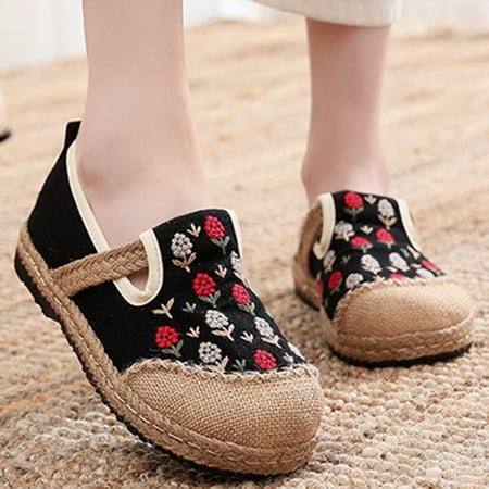 Josdec Womens Shoes Clearance Ethnic Style Cloth Shoes Embroidered Shoes A Slip-on Flat Big Toe Shoes
Josdec Womens Shoes Clearance Ethnic Style Cloth Shoes Embroidered Shoes A Slip-on Flat Big Toe Shoes