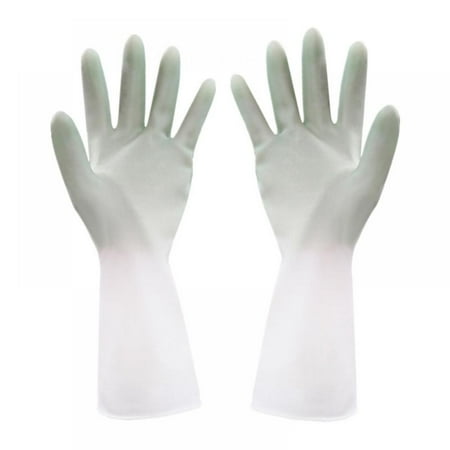 Xmarks 1 Pair Reusable Cleaning Gloves Latex Free - Waterproof Household Gloves for Laundry Gardening
Xmarks 1 Pair Reusable Cleaning Gloves Latex Free - Waterproof Household Gloves for Laundry Gardening