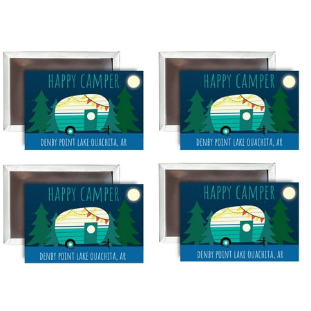 Denby Point Lake Ouachita Arkansas Souvenir 2x3-Inch Fridge Magnet Happy Camper Design 4-Pack
Denby Point Lake Ouachita Arkansas Souvenir 2x3-Inch Fridge Magnet Happy Camper Design 4-Pack