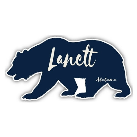 Lanett Alabama Souvenir 3x1.5-Inch Fridge Magnet Bear Design