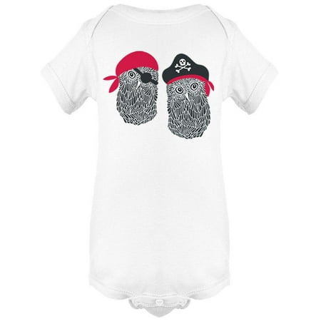 Cute Owl Pirates Bodysuit Infant -Image by Shutterstock 6 Months