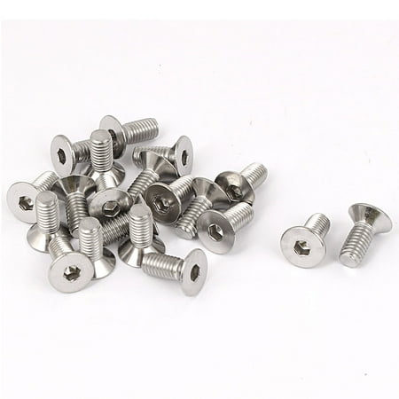 Uxcell M5x12mm Stainless Steel Hex Socket Flat Head Countersunk Bolts Screw (20-pack)
Uxcell M5x12mm Stainless Steel Hex Socket Flat Head Countersunk Bolts Screw (20-pack)