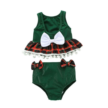 2Pcs Infant Baby Girls Bathing Suit Sleeveless U-shaped Neck Tassel Tops with Bow Shorts Swimsuit Green 2-3 Years
2Pcs Infant Baby Girls Bathing Suit Sleeveless U-shaped Neck Tassel Tops with Bow Shorts Swimsuit Green 2-3 Years