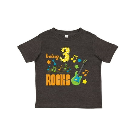 Inktastic Being Three Rocks- Third Birthday Gift Toddler Boy or Toddler Girl T-Shirt
Inktastic Being Three Rocks- Third Birthday Gift Toddler Boy or Toddler Girl T-Shirt
