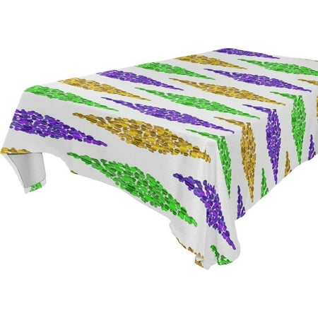 Hidove Mardi Gras Rectangle Tablecloth Spill-Proof Polyester Table Cloth Table Cover for Kitchen Dining Picnic Holiday Party Decoration 60x108 Inch
Hidove Mardi Gras Rectangle Tablecloth Spill-Proof Polyester Table Cloth Table Cover for Kitchen Dining Picnic Holiday Party Decoration 60x108 Inch