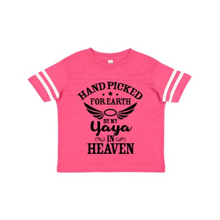 Inktastic Handpicked for Earth By My Yaya in Heaven with Angel Wings Gift Toddler Boy or Toddler Girl T-Shirt
Inktastic Handpicked for Earth By My Yaya in Heaven with Angel Wings Gift Toddler Boy or Toddler Girl T-Shirt