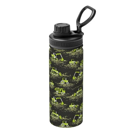 Uemuo Light Green Excavator 18OZ Insulated Kettle Sports Water Bottle Stainless Steel Kettle Vacuum Insulated Flask Flip Lid Travel Mug 
Uemuo Light Green Excavator 18OZ Insulated Kettle Sports Water Bottle Stainless Steel Kettle Vacuum Insulated Flask Flip Lid Travel Mug