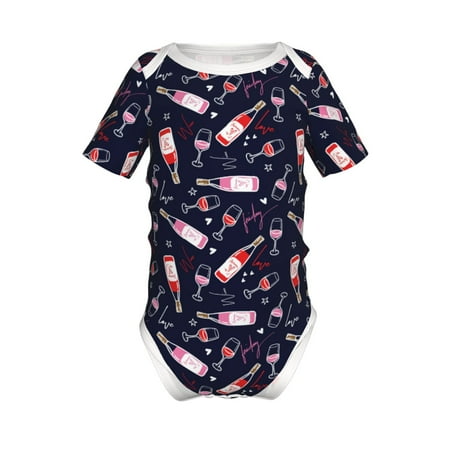 Yiaed Love Wine Print Infant Climbing Short Sleeve Onesie One-Piece Baby Bodysuit Clothes 0-12 Months -9M
Yiaed Love Wine Print Infant Climbing Short Sleeve Onesie One-Piece Baby Bodysuit Clothes 0-12 Months -9M